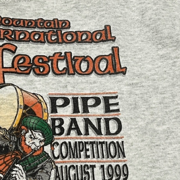 Vintage Irish Ireland Hunter Mountain New York Celtic Festival 1999 Sweatshirt - Picture 4 of 5